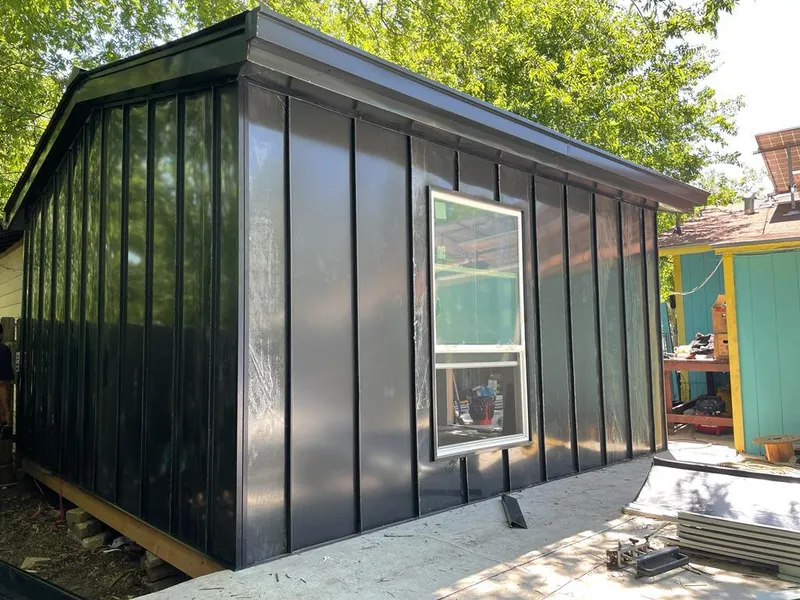 Black standing seam metal wall panels for Metal Roof Installation in Avon Park