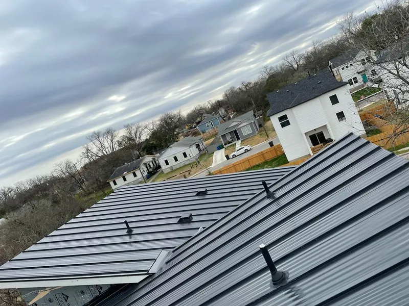Standing seam metal roof panels with vents for Skylight Repair in Avon Park